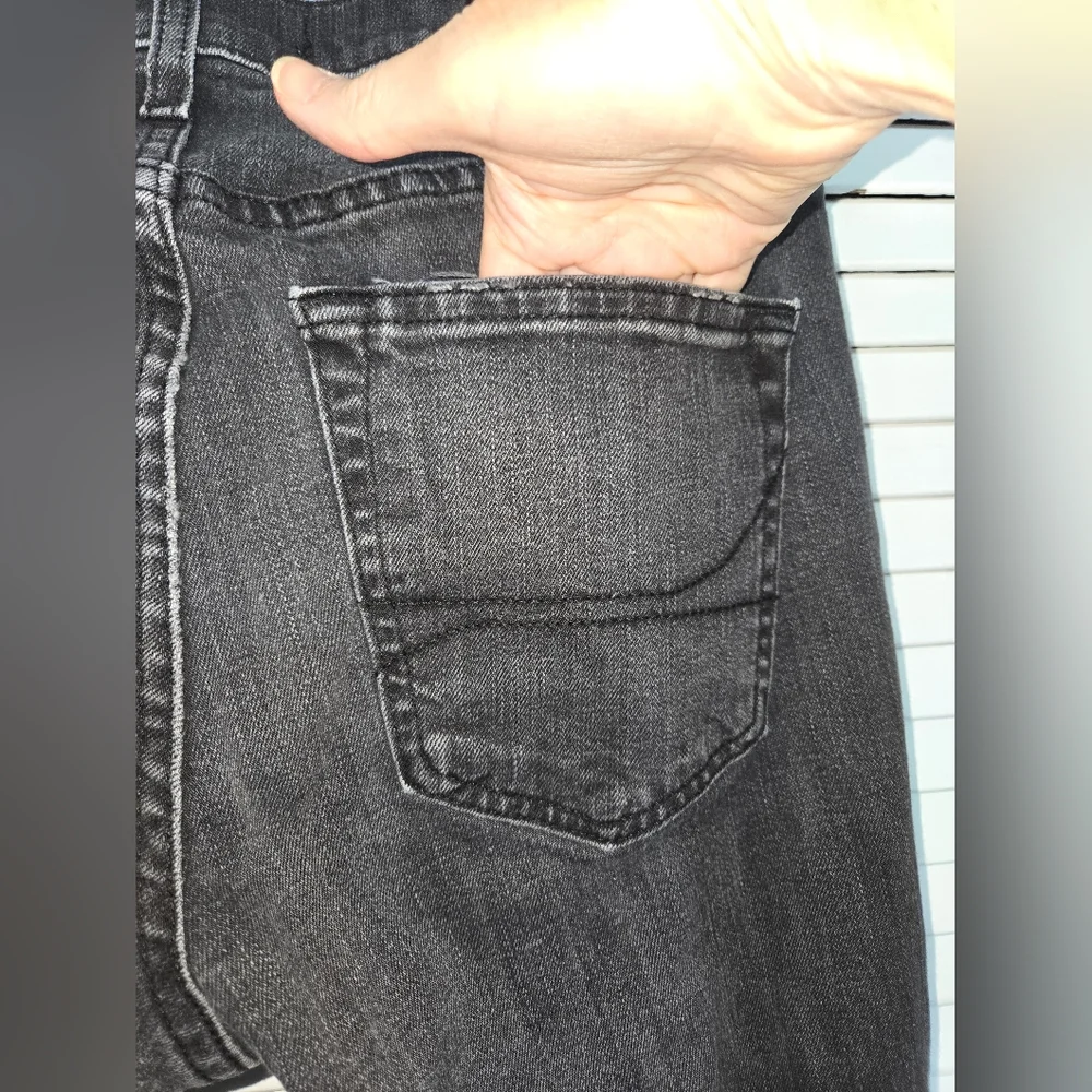Hollister Epic Flex Skinny Men's 31 x 34 Black Denim Jeans